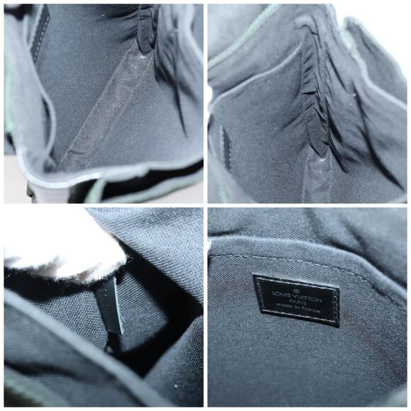 LOUIS VUITTON Taiga Saratov PM Shoulder Bag Ardoise M30892 LV Auth bs29502 - Picture 15 of 16